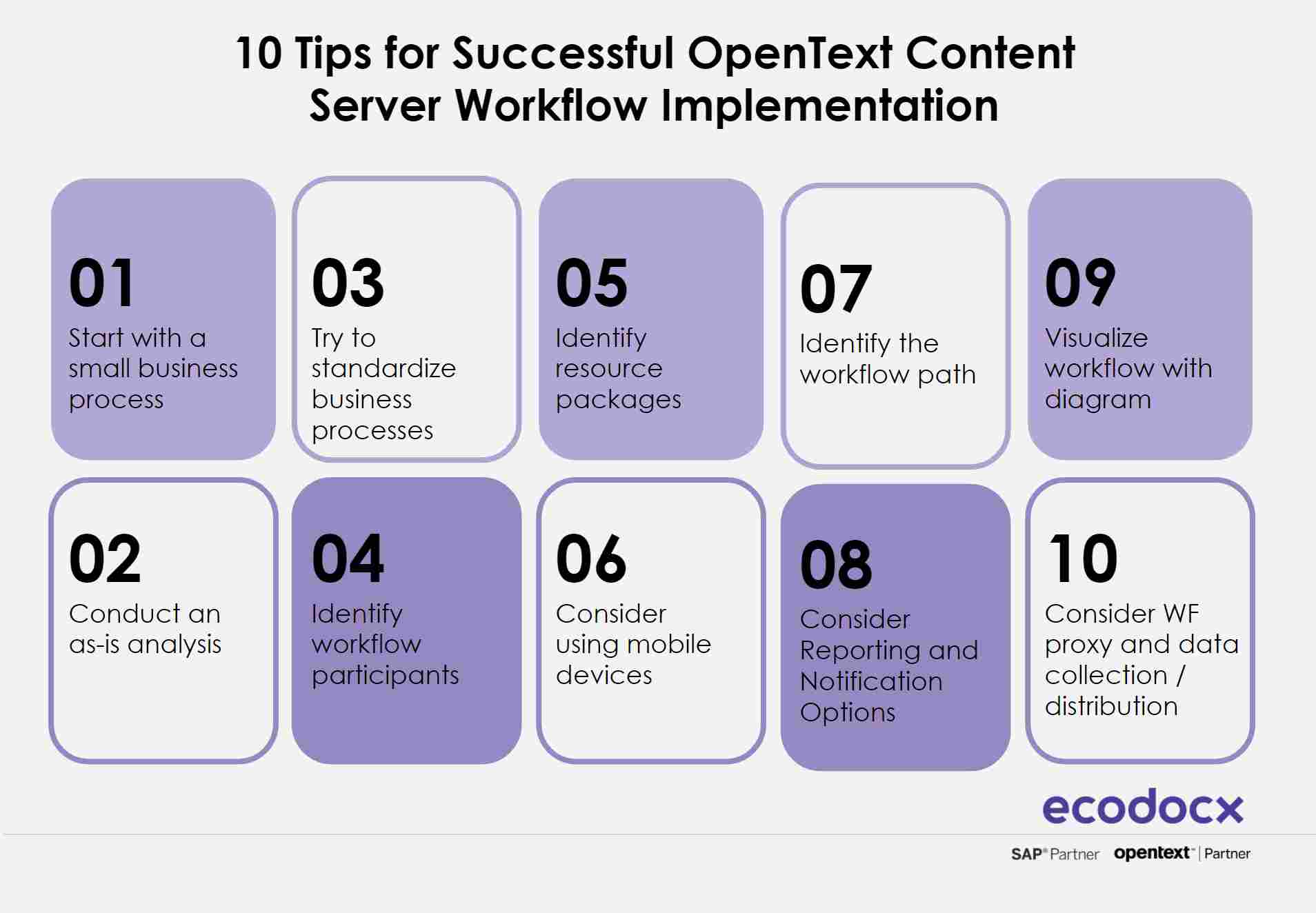10 tips for successful opentext content server workflow implementation